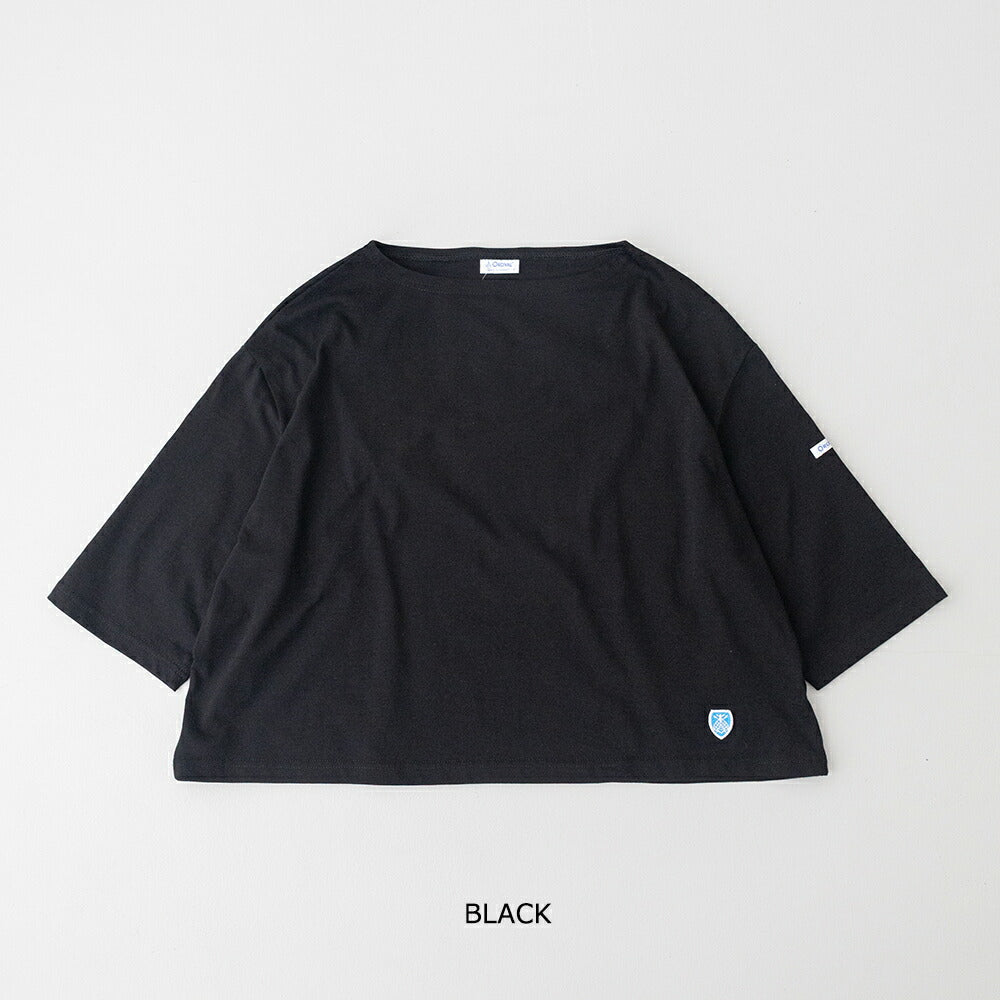 オーシバルコットンレジェボートネックボーダーTシャツ(L6839)COTTONLEGERBOATNECKHALFSLEEVEP.O.ORCIVAL(レディース)【2026春夏】*送料無料*【後払い決済不可】*