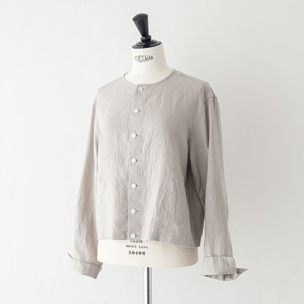 オーシバルリネンクルーネックカーディガン(OR-A0783YLM)40sLINENCLOTHCREWNECKCARDIGANORCIVAL(レディース)【2026春夏】*送料無料*【後払い決済不可】*