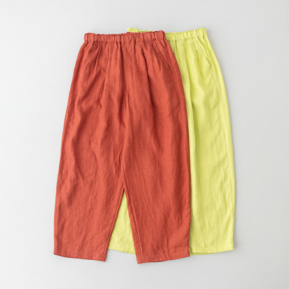 オーシバルリネンイージーパンツ(OR-E0300YLM)40sLINENCLOTHEASYPANTSORCIVAL(レディース)【2026春夏】*送料無料*【後払い決済不可】*