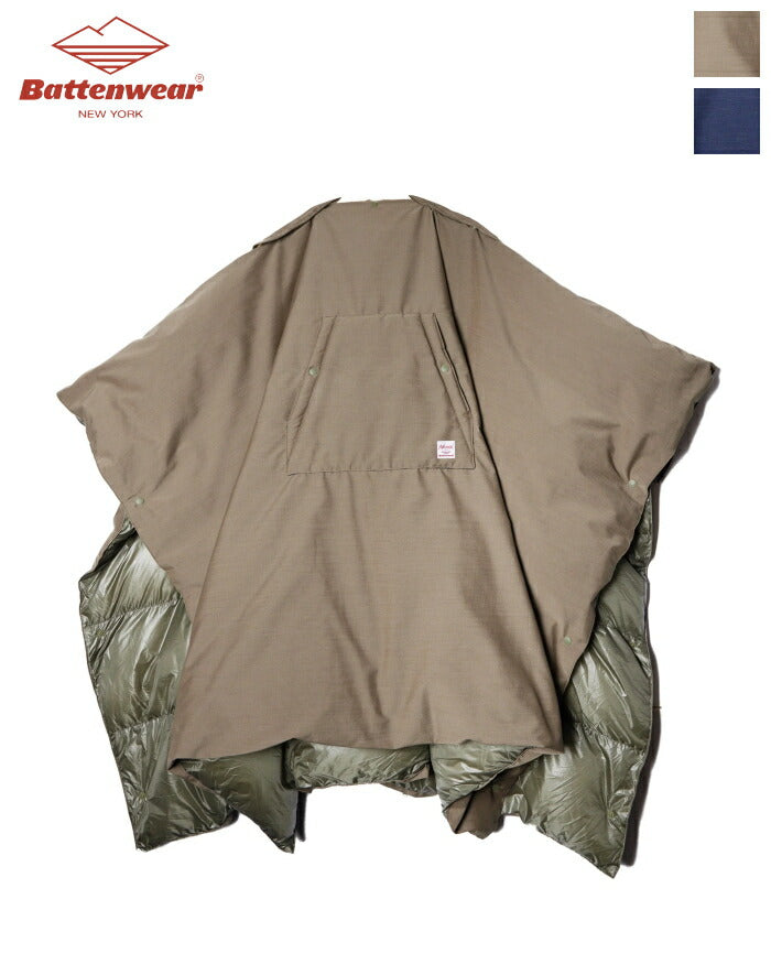 バテンウェアBattenwearxNangaCampingPoncho(OUT-901-47)Battenwear(メンズ)【2024秋冬】*送料無料*【後払い決済不可】*