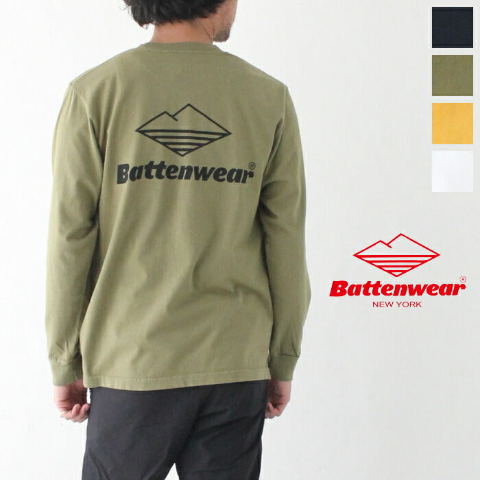 バテンウェアチーム長袖ポケットTシャツ(85021)TeamL/SPocketTeeBattenwear(メンズ)【2021春夏】【後払い決済不可】【ポイント10倍】お買い物マラソン4/2320:00〜4/281:59