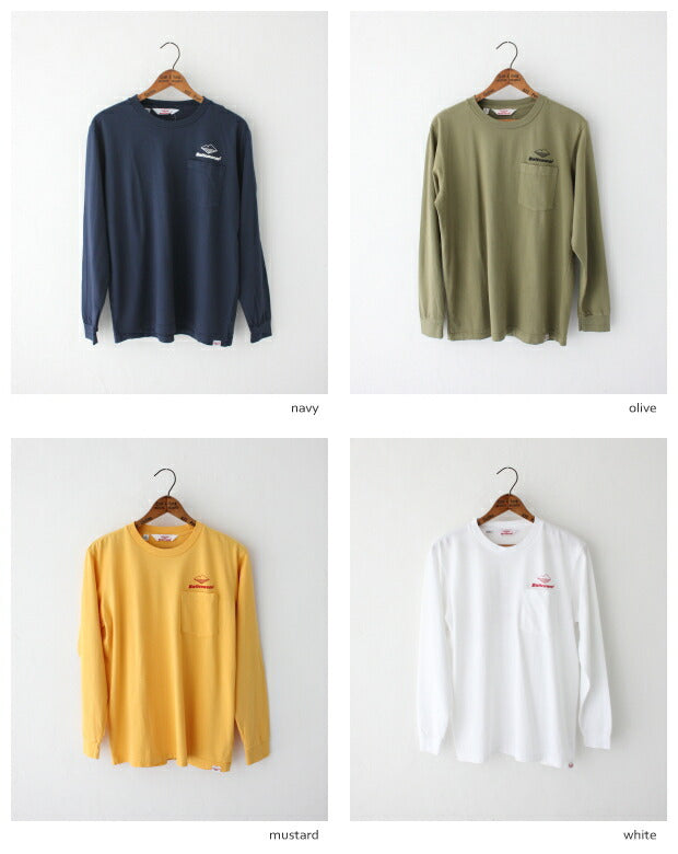 バテンウェアチーム長袖ポケットTシャツ(85021)TeamL/SPocketTeeBattenwear(メンズ)【2021春夏】【後払い決済不可】【ポイント10倍】お買い物マラソン4/2320:00〜4/281:59