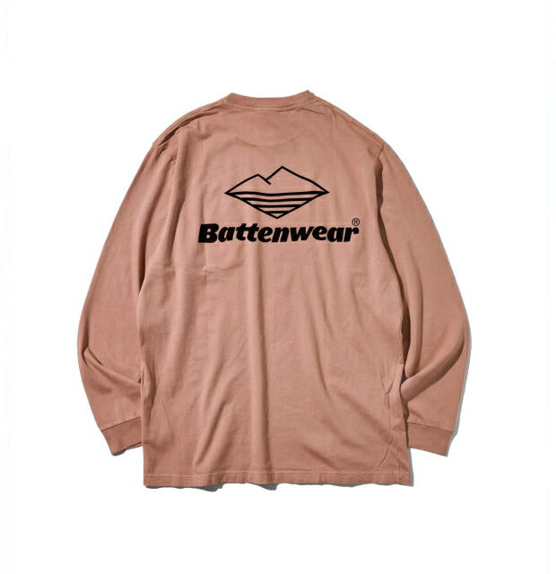 バテンウェアチーム長袖ポケットTシャツ(TEE-021)TeamL/SPocketTeeBattenwear(メンズ)【2023秋冬】*送料無料*【後払い決済不可】【ポイント10倍】期間限定3/2120:00〜3/271:59
