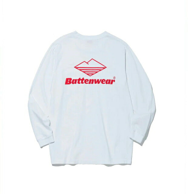 バテンウェアチーム長袖ポケットTシャツ(TEE-021)TeamL/SPocketTeeBattenwear(メンズ)【2023秋冬】*送料無料*【後払い決済不可】【ポイント10倍】期間限定3/2120:00〜3/271:59