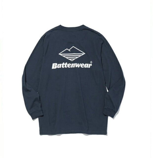 バテンウェアチーム長袖ポケットTシャツ(TEE-021)TeamL/SPocketTeeBattenwear(メンズ)【2023秋冬】*送料無料*【後払い決済不可】【ポイント10倍】期間限定3/2120:00〜3/271:59