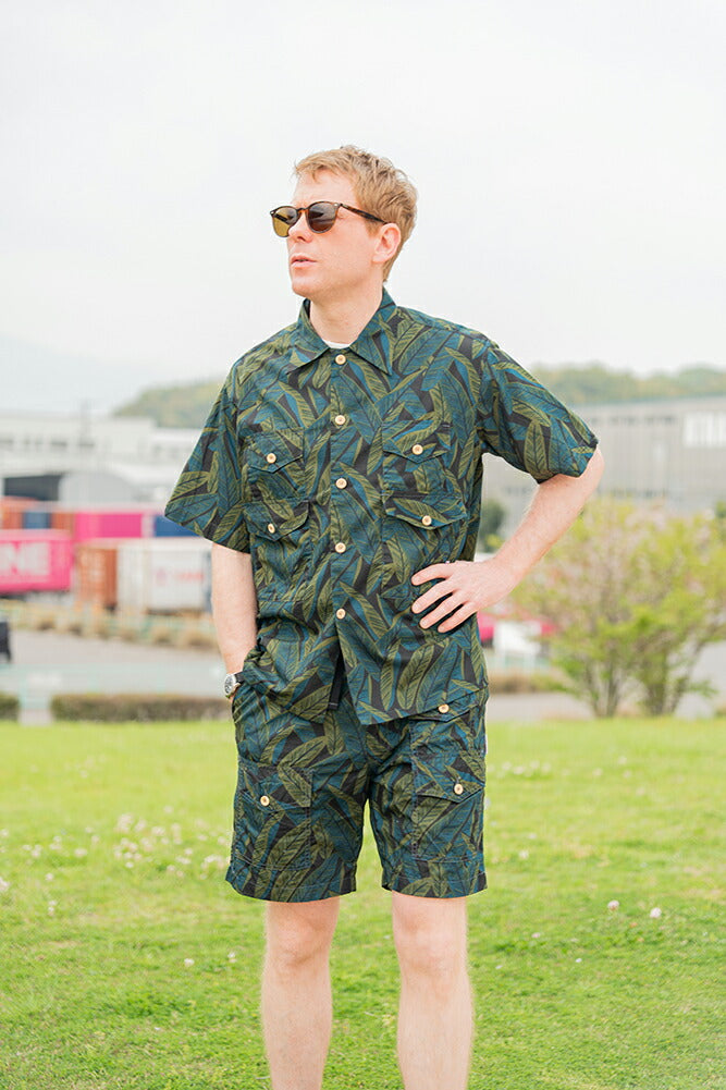 バテンウェア×ポストオーバーオールズCottonPrintedBroadClothT&CShirts(323026SV)BattenwearxPostO'Alls(メンズ)【2026春夏】*送料無料*【後払い決済不可】*