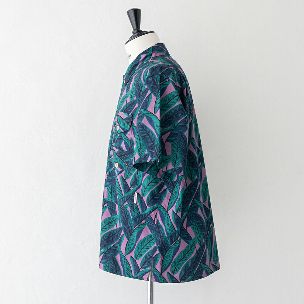 バテンウェア×ポストオーバーオールズCottonPrintedBroadClothT&CShirts(323026SV)BattenwearxPostO'Alls(メンズ)【2026春夏】*送料無料*【後払い決済不可】*