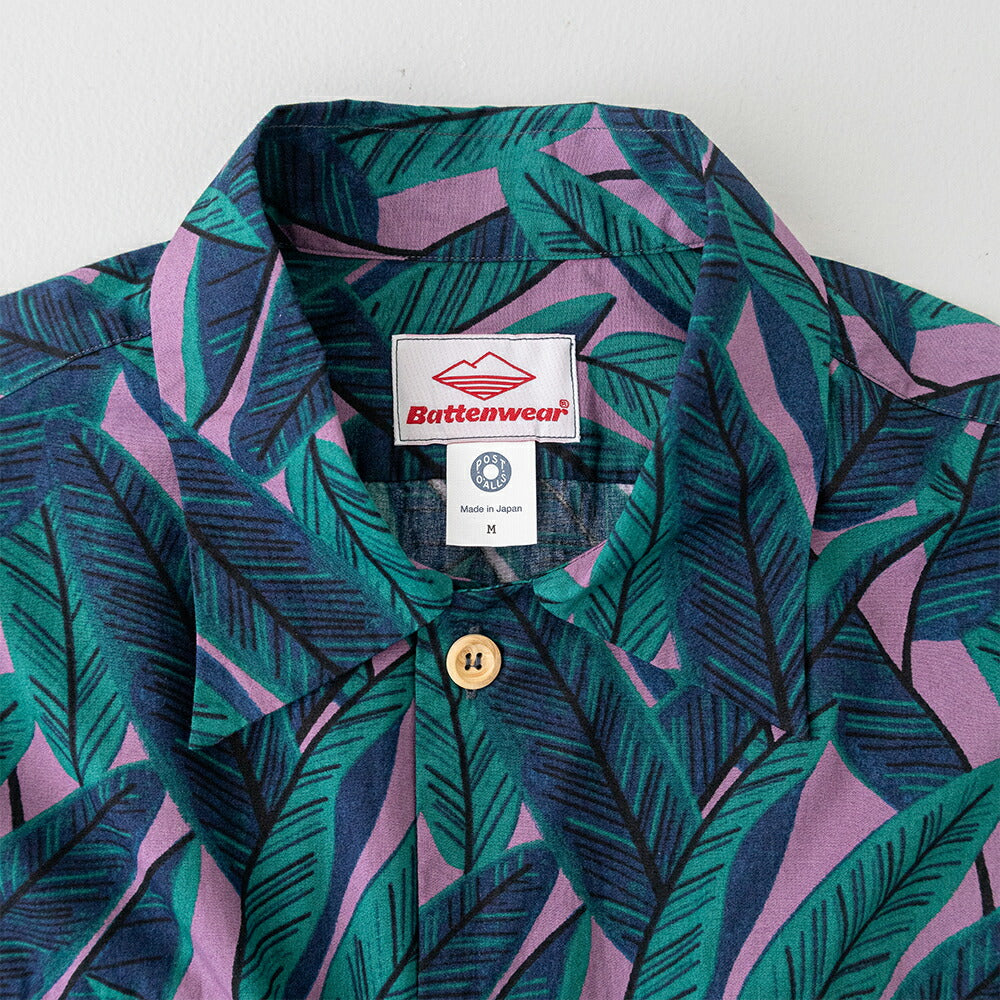 バテンウェア×ポストオーバーオールズCottonPrintedBroadClothT&CShirts(323026SV)BattenwearxPostO'Alls(メンズ)【2026春夏】*送料無料*【後払い決済不可】*