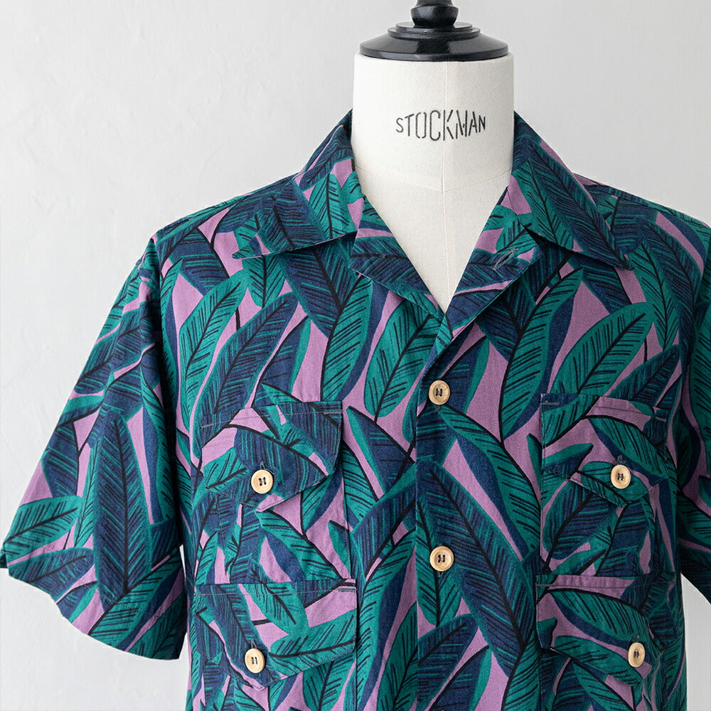 バテンウェア×ポストオーバーオールズCottonPrintedBroadClothT&CShirts(323026SV)BattenwearxPostO'Alls(メンズ)【2026春夏】*送料無料*【後払い決済不可】*