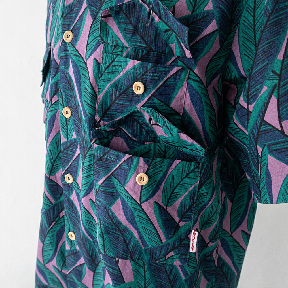 バテンウェア×ポストオーバーオールズCottonPrintedBroadClothT&CShirts(323026SV)BattenwearxPostO'Alls(メンズ)【2026春夏】*送料無料*【後払い決済不可】*