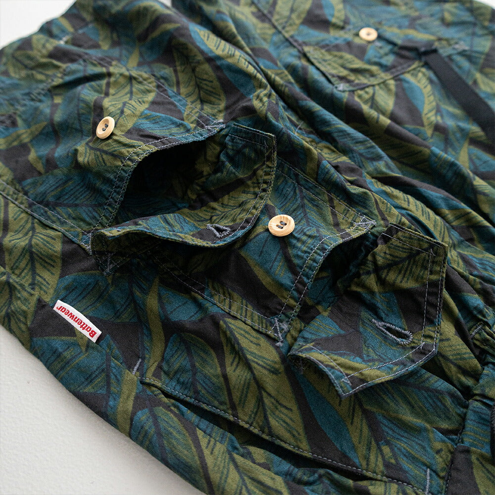 バテンウェア×ポストオーバーオールズCottonPrintedBroadClothT&CShorts(3322S26S)BattenwearxPostO'Alls(メンズ)【2026春夏】*送料無料*【後払い決済不可】*