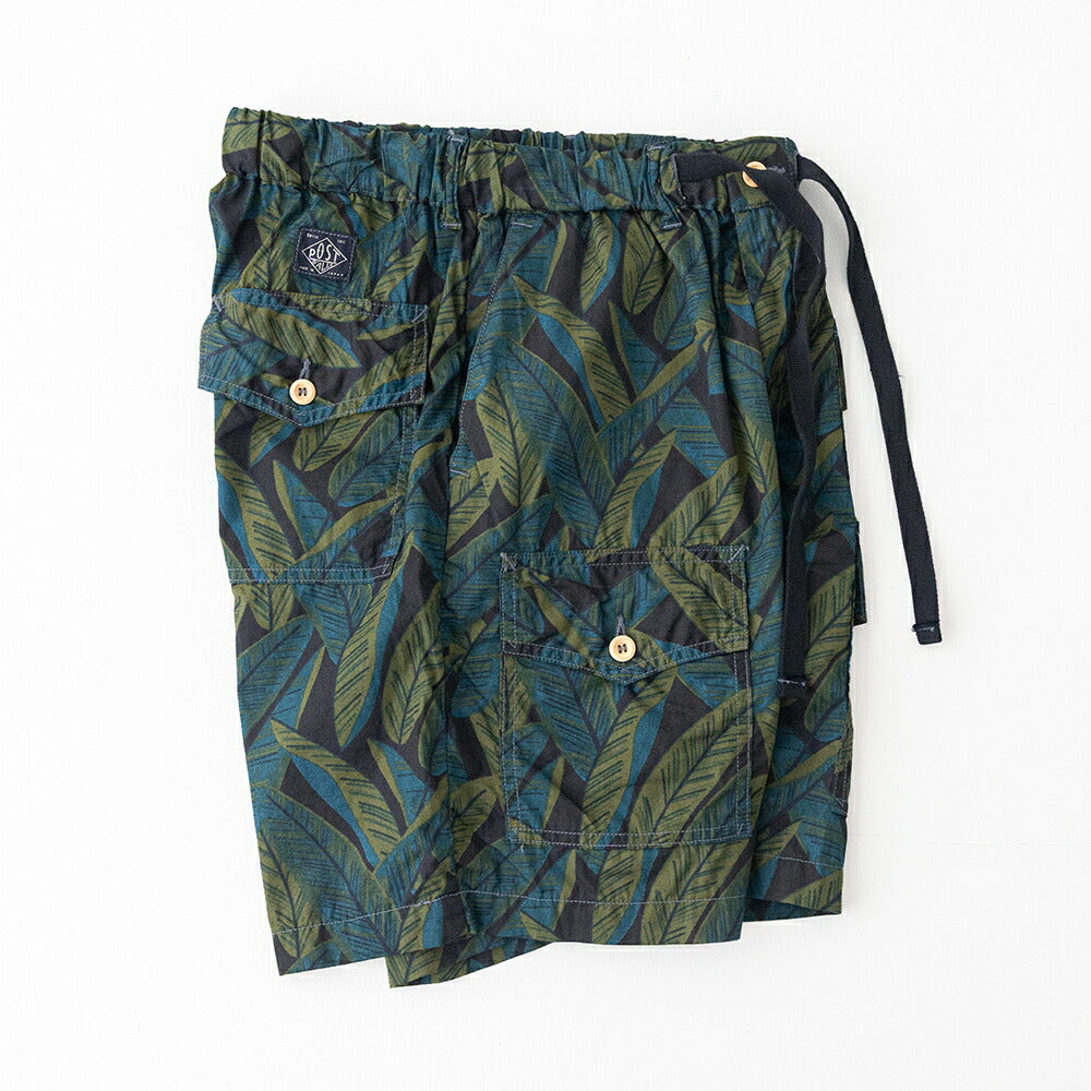 バテンウェア×ポストオーバーオールズCottonPrintedBroadClothT&CShorts(3322S26S)BattenwearxPostO'Alls(メンズ)【2026春夏】*送料無料*【後払い決済不可】*