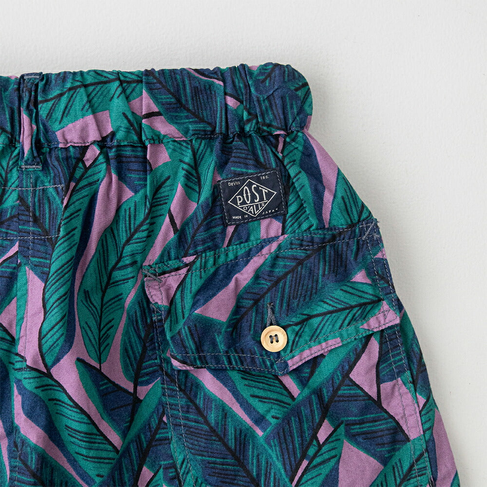 バテンウェア×ポストオーバーオールズCottonPrintedBroadClothT&CShorts(3322S26S)BattenwearxPostO'Alls(メンズ)【2026春夏】*送料無料*【後払い決済不可】*