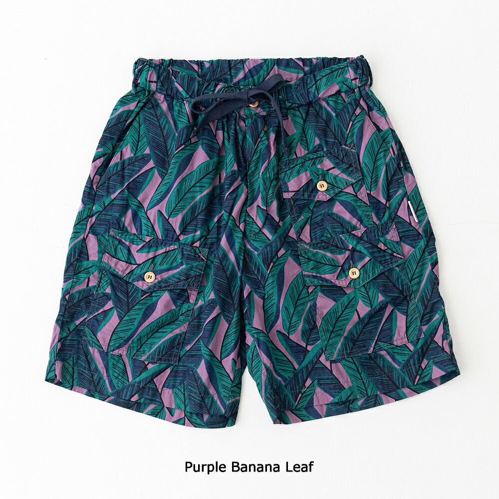 バテンウェア×ポストオーバーオールズCottonPrintedBroadClothT&CShorts(3322S26S)BattenwearxPostO'Alls(メンズ)【2026春夏】*送料無料*【後払い決済不可】*