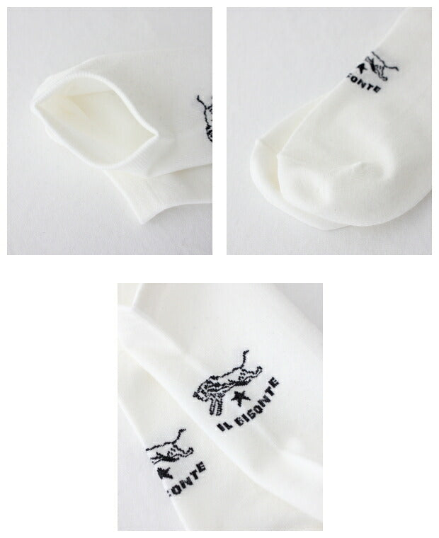 イルビゾンテ スニーカーソックス (54192309880) BASIC SNEAKER SOCKS IL BISONTE(ソックス) *メール便可*