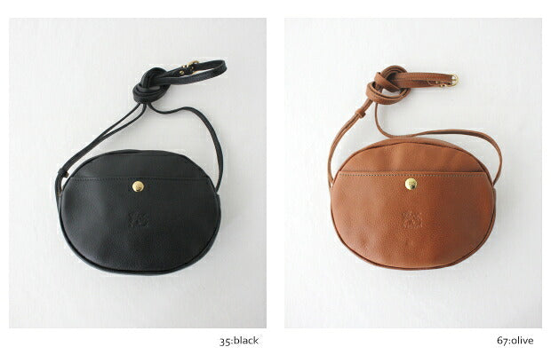 イルビゾンテ レザーショルダーバッグ (54212305111) Leather Shoulder Bag IL BISONTE(バッグ)