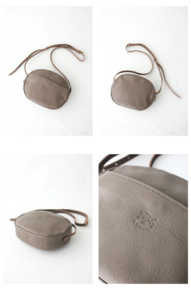 イルビゾンテ レザーショルダーバッグ (54212305211) Leather Shoulder Bag IL BISONTE(バッグ)