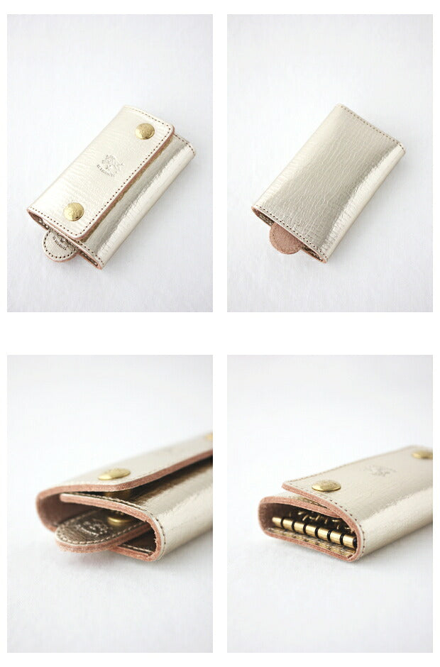 イルビゾンテ レザーキーケース (54192305490) Leather Key Case IL BISONTE(小物)