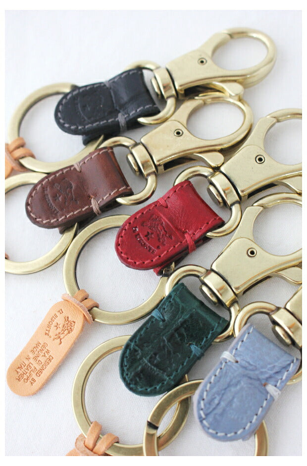 イルビゾンテ レザーキーホルダー (5402305350) Leather Key Holder IL BISONTE(小物) *メール便可/送料無料* *