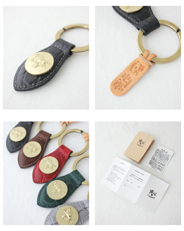 イルビゾンテ レザー キーホルダー (5432409250) Leather Key Holder IL BISONTE(小物)
