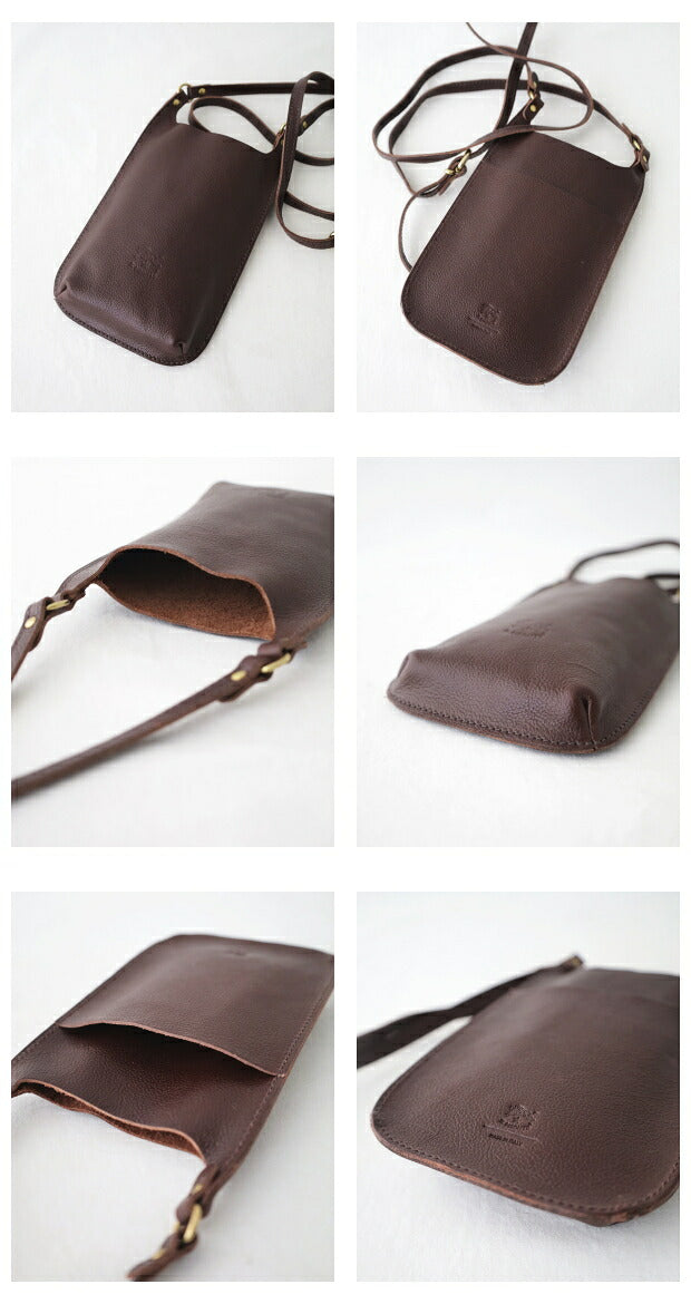 イルビゾンテ ミニクロスボディバッグ (54232305117) Leather Shoulder Bag IL BISONTE(バッグ)