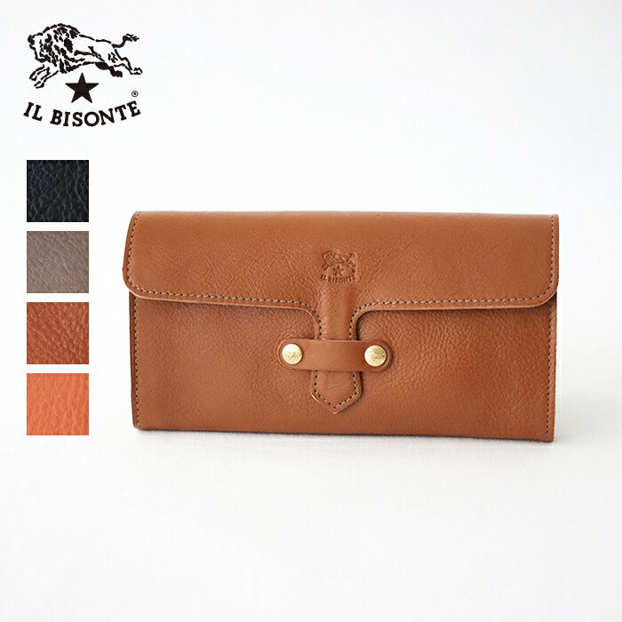 イルビゾンテ ロングウォレット (54242309140) Leather Long Wallet IL BISONTE(財布)