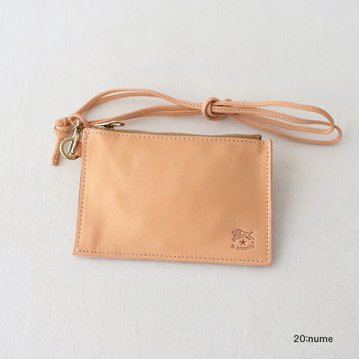 イルビゾンテ ネックフラグメントケース (54242309441) Leather Pouch IL BISONTE(小物)
