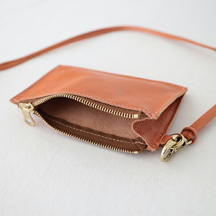 イルビゾンテ ネックフラグメントケース (54242309441) Leather Pouch IL BISONTE(小物)