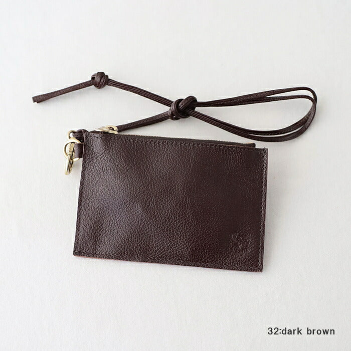 イルビゾンテ ネックフラグメントケース (54242309441) Leather Pouch IL BISONTE(小物)