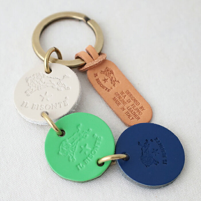 イルビゾンテ キーリング (54242309650) Leather Key Holder IL BISONTE(小物)