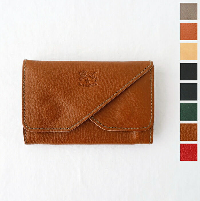 イルビゾンテ レザー カードケース (412227) Leather Card Case IL BISONTE(小物)