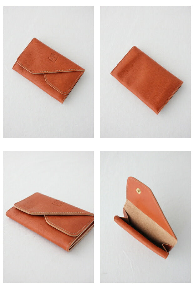イルビゾンテ レザー カードケース (412227) Leather Card Case IL BISONTE(小物)