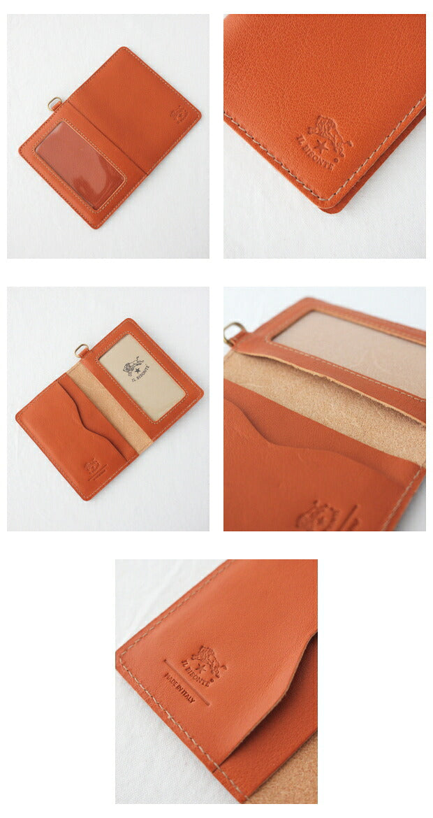 イルビゾンテ レザー カードケース (54192309890) Leather Card Case IL BISONTE(小物)