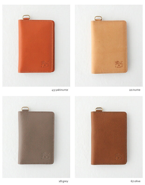 イルビゾンテ レザー カードケース (54192309890) Leather Card Case IL BISONTE(小物)