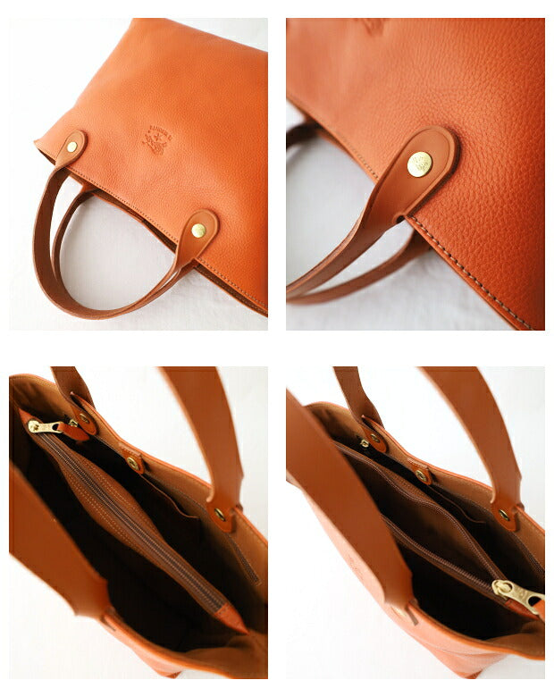 イルビゾンテ レザートートバッグ (5432400114) Leather Tote Bag IL BISONTE(バッグ)