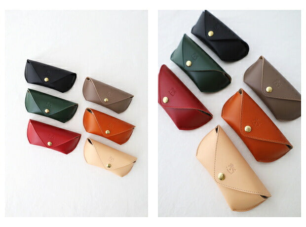 イルビゾンテ レザーグラスケース (54222304390) Leather Grasses Case IL BISONTE(小物)