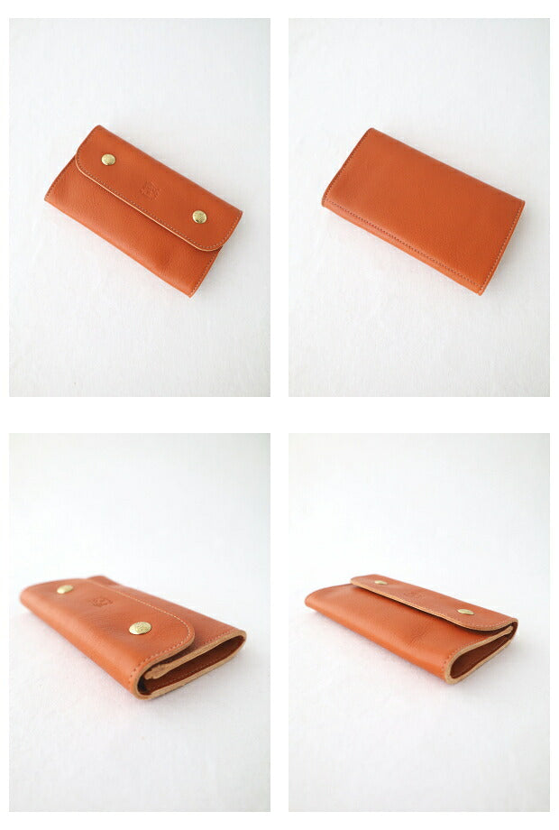 イルビゾンテ レザーミディアム ウォレット (411188) Leather Card Case IL BISONTE(財布)