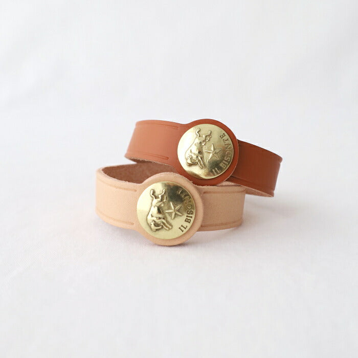 イルビゾンテ レザーブレスレット (54222304197) Leather Bracelet IL BISONTE(小物)