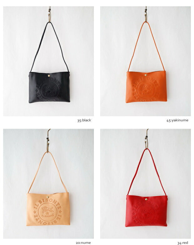 イルビゾンテ クロスボディバッグ (54232303211) Leather Shoulder Bag IL BISONTE(バッグ)