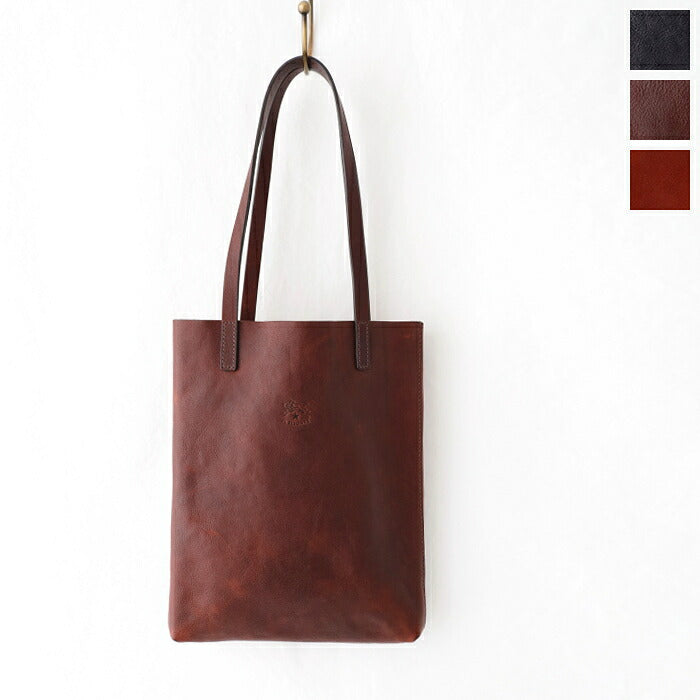 イルビゾンテ トートバッグ (54232303214) Leather Tote Bag IL BISONTE(バッグ)