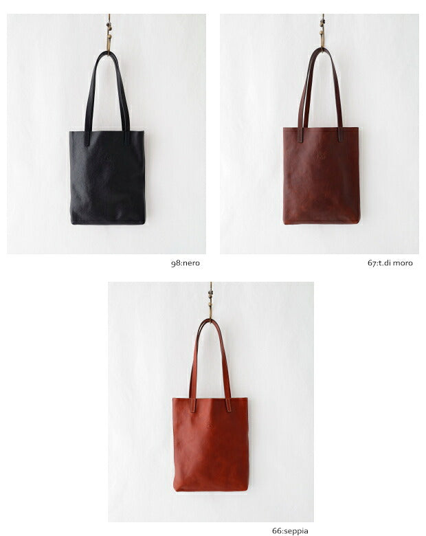 イルビゾンテ トートバッグ (54232303214) Leather Tote Bag IL BISONTE(バッグ)
