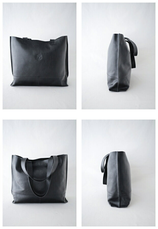 イルビゾンテ トートバッグ&ポーチ (54182300114) Leather Tote Bag with Leather pouch IL BISONTE(バッグ)