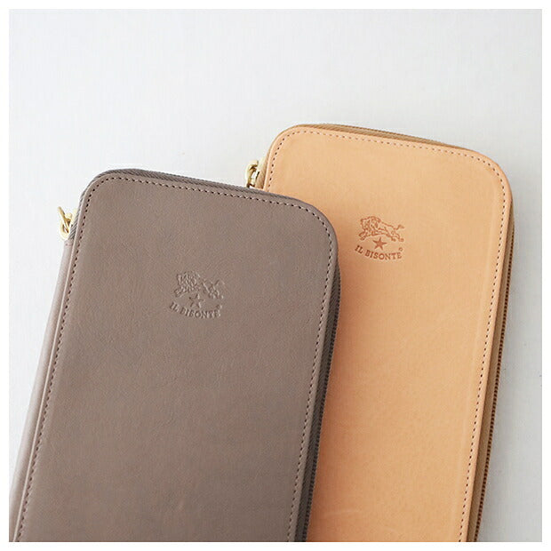 イルビゾンテ ジップアラウンド ロングウォレット (5452300640) Leather Long Wallet IL BISONTE(小物)