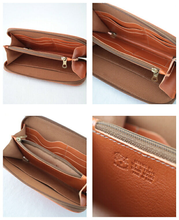 イルビゾンテ ジップアラウンド ロングウォレット (5452300640) Leather Long Wallet IL BISONTE(小物)