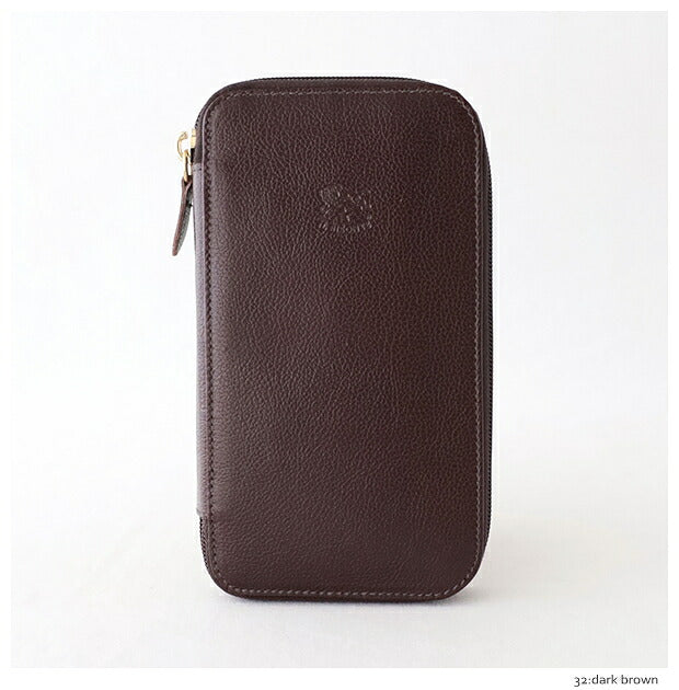 イルビゾンテ ジップアラウンド ロングウォレット (5452300640) Leather Long Wallet IL BISONTE(小物)