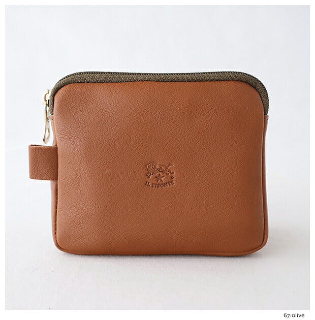 イルビゾンテ レザー ポーチ (54242305261) Leather Coin Case IL BISONTE(小物)