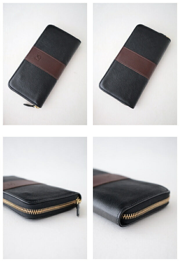イルビゾンテ ジップアラウンド ロングウォレット (54242305440) Leather Long Wallet IL BISONTE(財布)