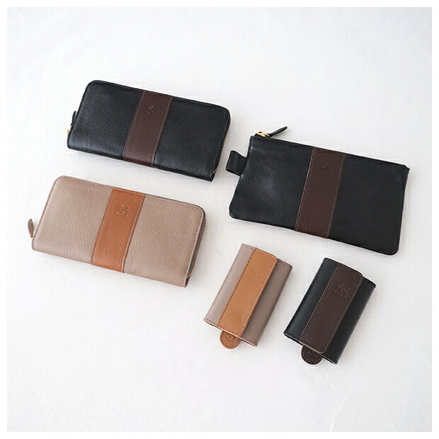 イルビゾンテ ジップアラウンド ロングウォレット (54242305440) Leather Long Wallet IL BISONTE(財布)
