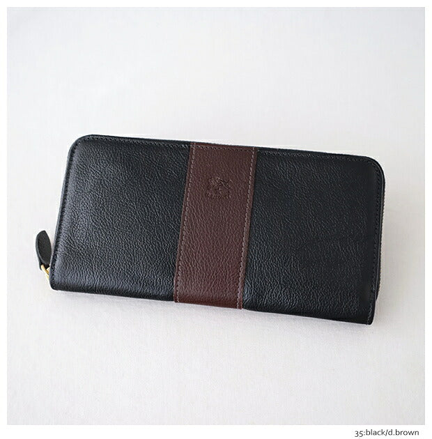 イルビゾンテ ジップアラウンド ロングウォレット (54242305440) Leather Long Wallet IL BISONTE(財布)