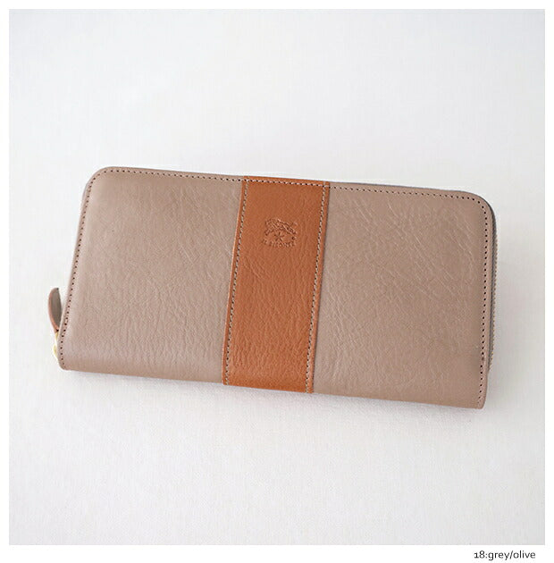 イルビゾンテ ジップアラウンド ロングウォレット (54242305440) Leather Long Wallet IL BISONTE(財布)